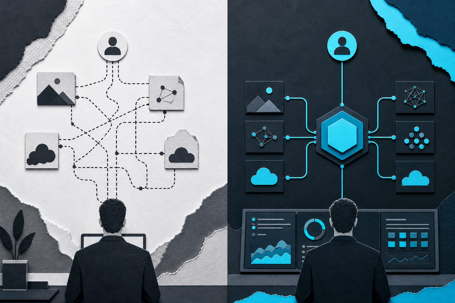 comparison table of direct LLM API integration versus model relay routing and monitoring