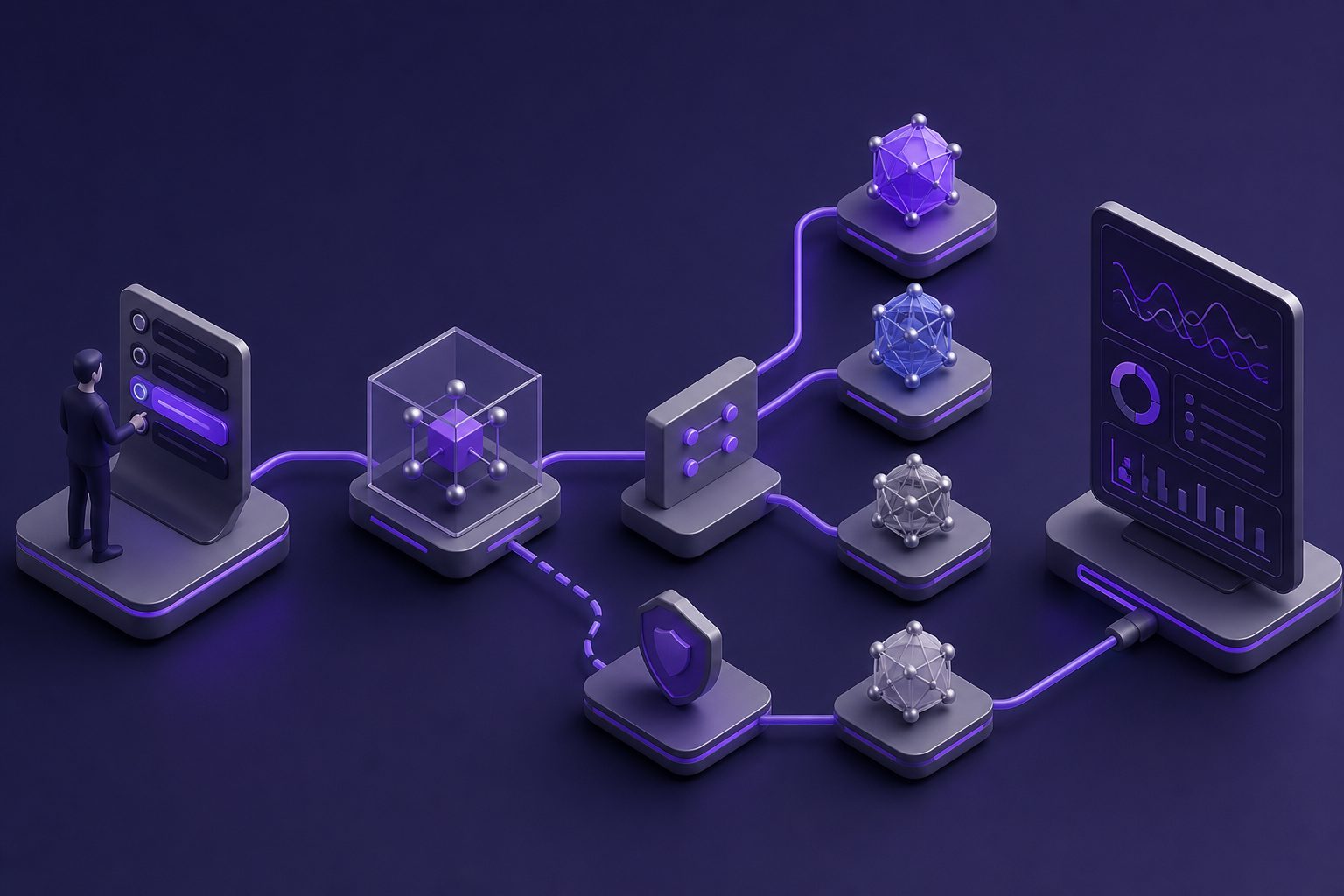 Model routing flow showing manual selection, aliases, fallback, and observability logs