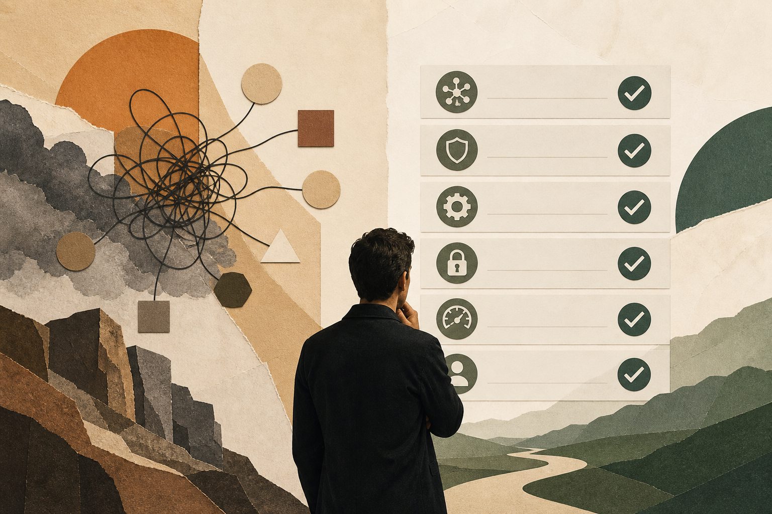 AI gateway vendor evaluation checklist with risk and readiness columns
